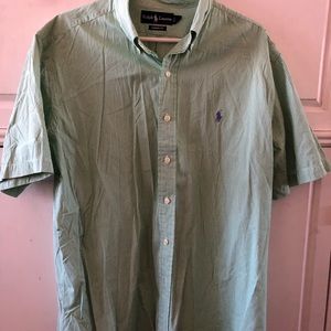 Mens bundle/lot of short sleeve polo shirts. Sizes are in pictures